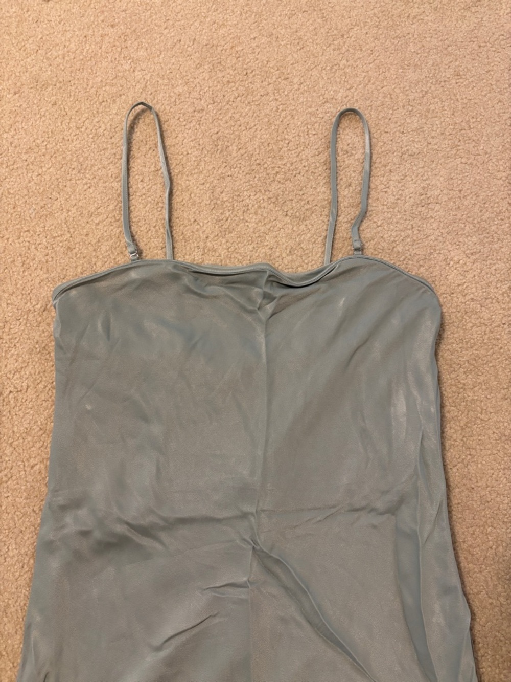 Anthropologie Tilda Slip Dress Midi Edition in Sage Green - Picture 5 of 15